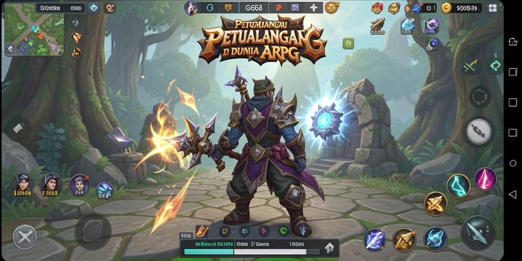 Menampilkan aksi seru dalam pertarungan ARPG di G668.