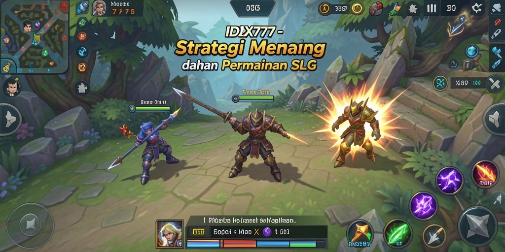Tampilan gameplay menarik dengan strategi yang mendalam di IDX777.