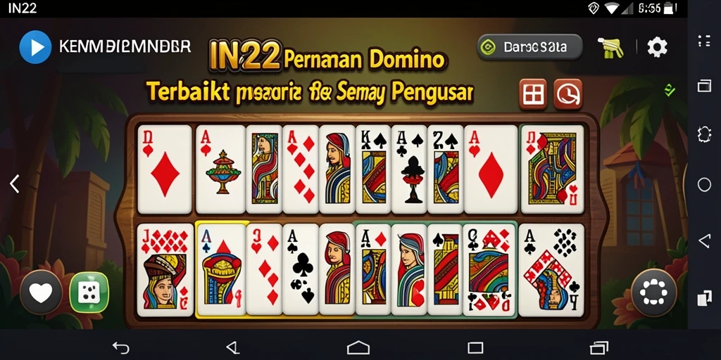 Gameplay seru domino dengan suasana kompetitif yang menantang.
