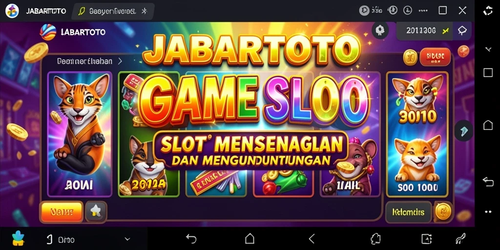 Screenshot JABARTOTO menampilkan gameplay Slot yang seru.