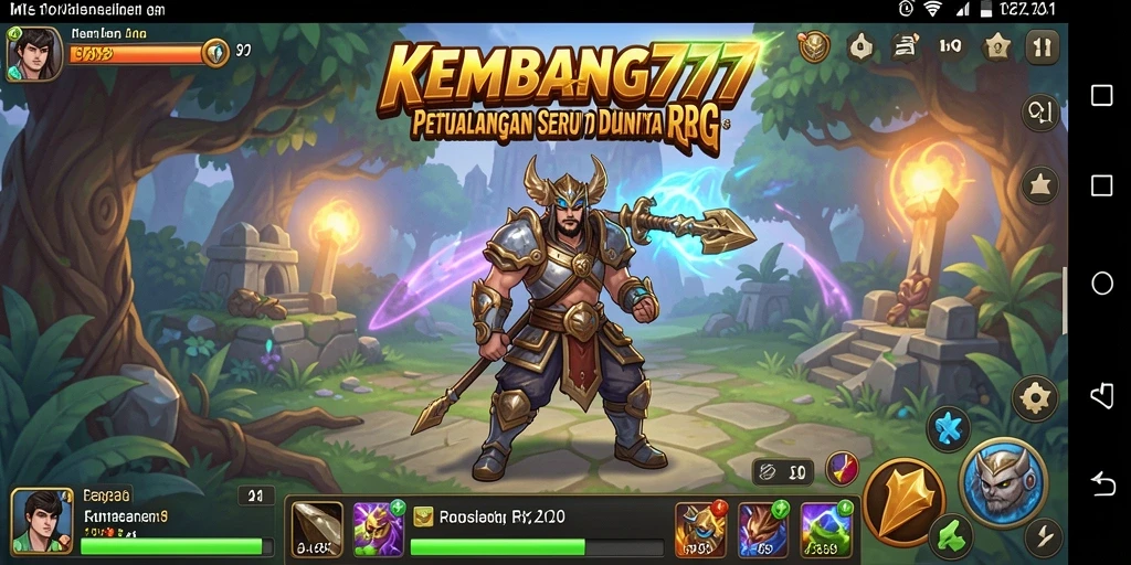 Tampilan gameplay KEMBANG777 yang penuh aksi dan petualangan.