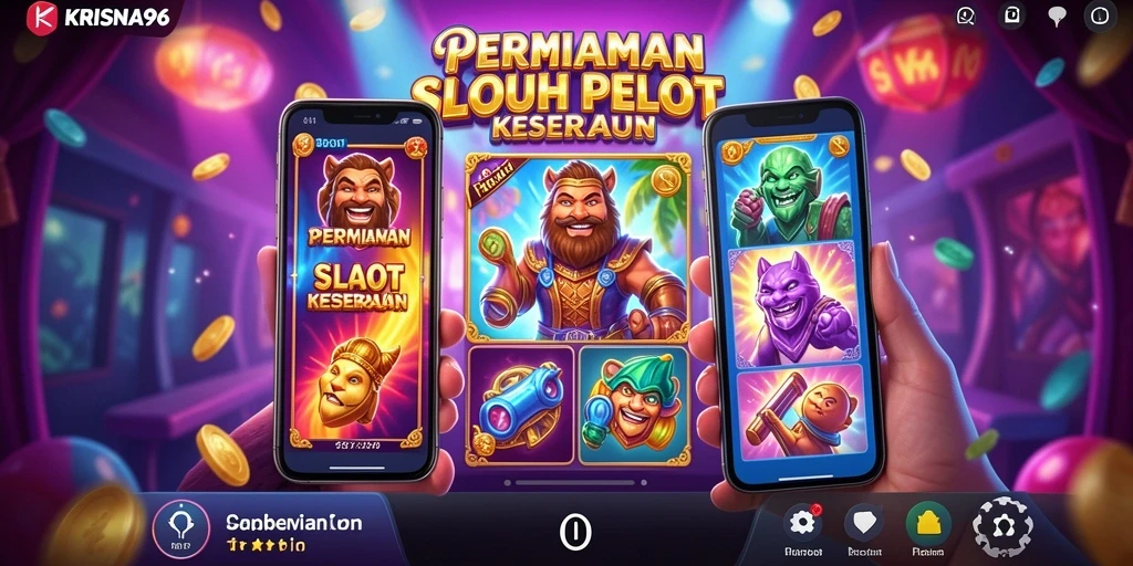 Tampilan gameplay seru dari slot KRISNA96 yang menawan.