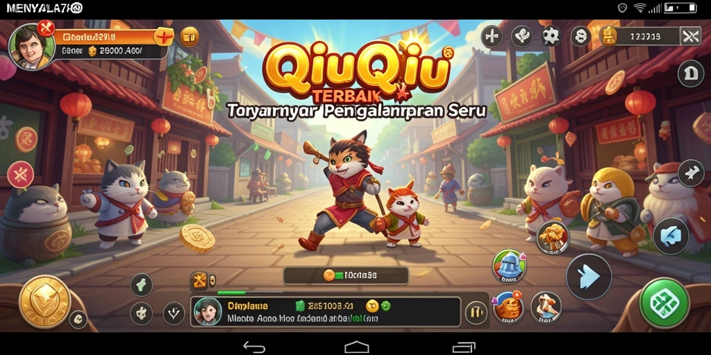 Tampilan gameplay seru dalam MENYALA78 yang penuh tantangan QiuQiu.