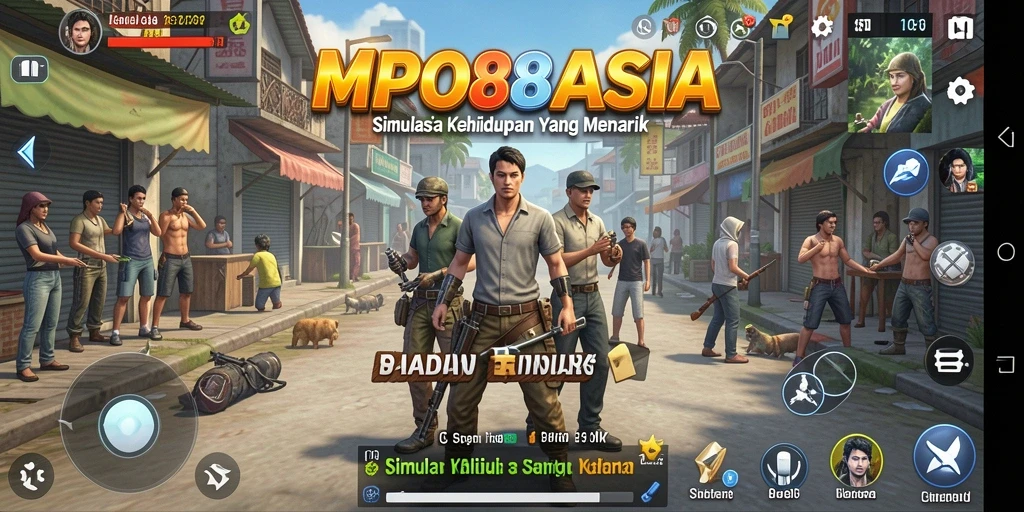 Tangkapan layar gameplay MPO88ASIA yang menampilkan interaksi karakter.