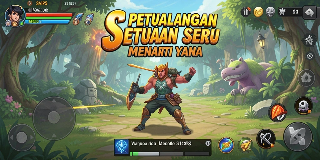 Tampilan petualangan seru dalam SVIP5 dengan grafik menakjubkan.